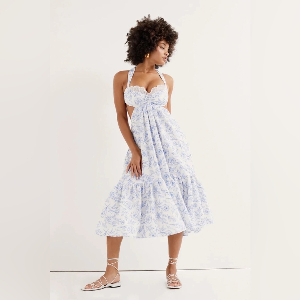 FOR LOVE AND LEMONS MAISIE MIDI DRESS